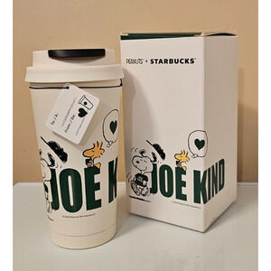NEW Starbucks Joe Kind Snoopy cup White 473ml/16oz Limited Edition Love Gift